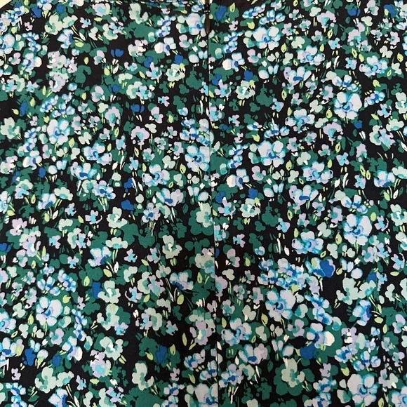 J. Crew Blue Floral Midi Dress - Picture 5 of 9